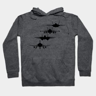 Navy Fighter Jets Hoodie